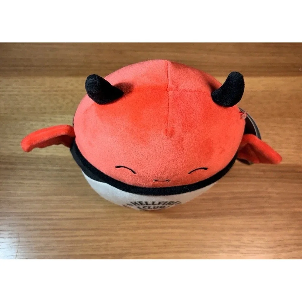 NEW w/Tags 2025 Squishmallow Stranger Things Dante the Red Bat Hellfire Club Tee